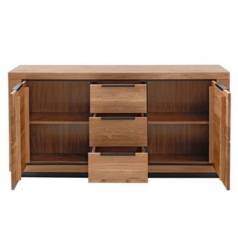 Komoda GRENO II divoký dub/čierna 2