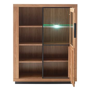 Skrinka GRENO II divoký dub/čierna 8