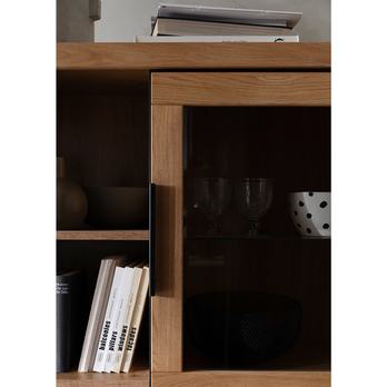 Skrinka GRENO II divoký dub/čierna 9