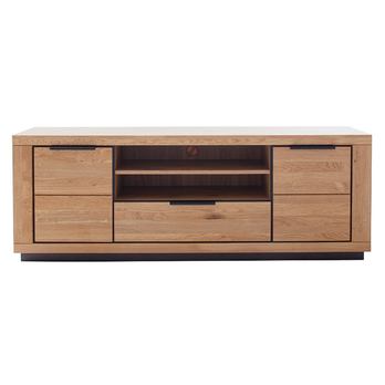 TV stolík GRENO III divoký dub/čierna 4