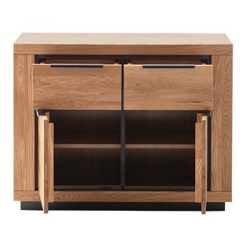 Komoda GRENO IV divoký dub/čierna 2