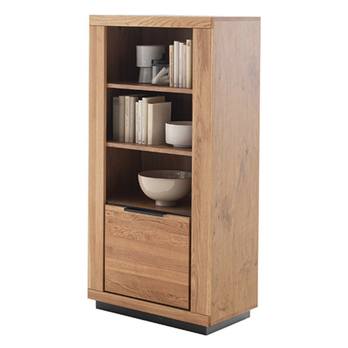 Regál GRENO divoký dub/čierna 2