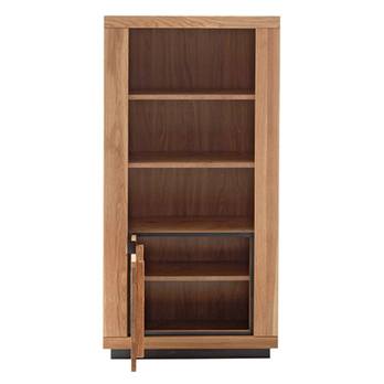 Regál GRENO divoký dub/čierna 3