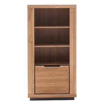 Regál GRENO divoký dub/čierna 4