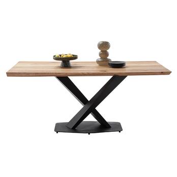 Jedálenský stôl GRENOBLE dub/čierna, šírka stola 160 cm 1