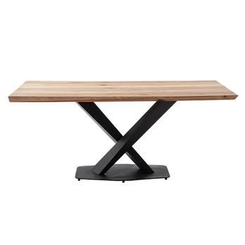 Jedálenský stôl GRENOBLE dub/čierna, šírka stola 160 cm 2