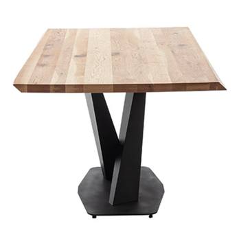 Jedálenský stôl GRENOBLE dub/čierna, šírka stola 160 cm 5