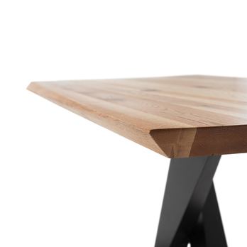 Jedálenský stôl GRENOBLE dub/čierna, šírka stola 160 cm 6