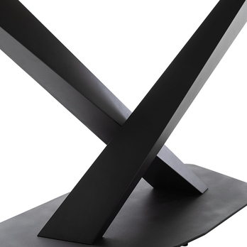 Jedálenský stôl GRENOBLE dub/čierna, šírka stola 160 cm 8