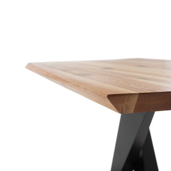 Jedálenský stôl GRENOBLE dub/čierna, šírka dosky 180 cm 6