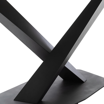 Jedálenský stôl GRENOBLE dub/čierna, šírka dosky 180 cm 7