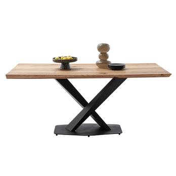 Jedálenský stôl GRENOBLE dub/čierna, šírka dosky 200 cm 1