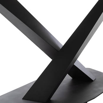 Jedálenský stôl GRENOBLE dub/čierna, šírka dosky 200 cm 7