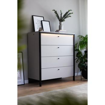 Komoda GRIS GS-03 sivá/čierna 1