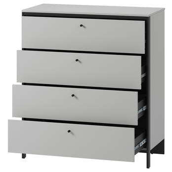 Komoda GRIS GS-03 sivá/čierna 2