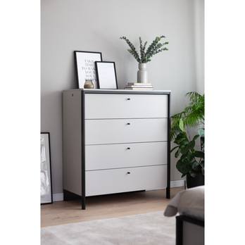 Komoda GRIS GS-03 sivá/čierna 5