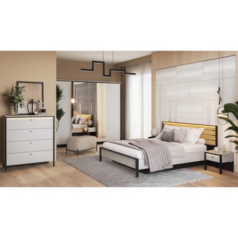 Komoda GRIS GS-03 sivá/čierna 8