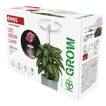Pestovateľská lampa GROW Z7902 biela 4