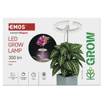 Pestovateľská lampa GROW Z7902 biela 5