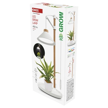 Pestovateľská lampa GROW Z7905 biela/prírodná 6