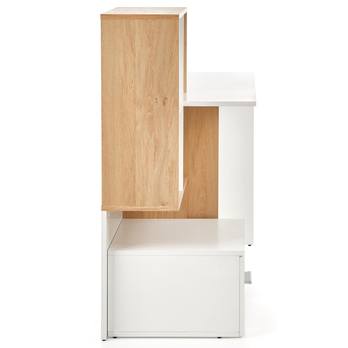 Písací stôl GRUSSU dub zlatý/biela 5