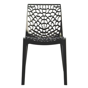 Jedálenská stolička GRUVYER antracitová 2