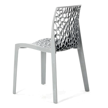 Jedálenská stolička GRUVYER sivá 3