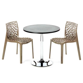 Jedálenská stolička GRUVYER mocca 1