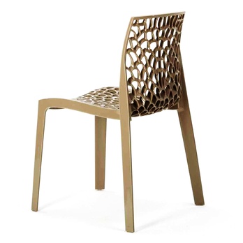 Jedálenská stolička GRUVYER mocca 3