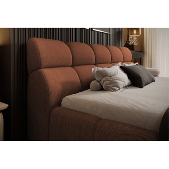 Posteľ s roštom GULIA 1 terakota, 180x200 cm 4