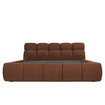 Posteľ s roštom GULIA 1 terakota, 180x200 cm 6