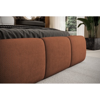 Posteľ s roštom GULIA 1 terakota, 160x200 cm 5