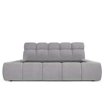 Posteľ s roštom GULIA 1 strieborná, 180x200 cm 6