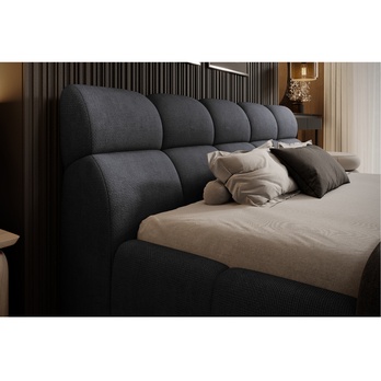 Posteľ s roštom GULIA 1 grafitová, 180x200 cm 4