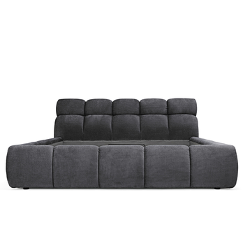 Posteľ s roštom GULIA 1 grafitová, 180x200 cm 6