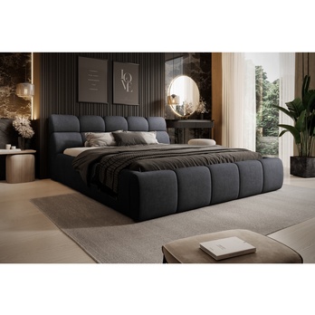 Posteľ s roštom GULIA 1 grafitová, 160x200 cm 1