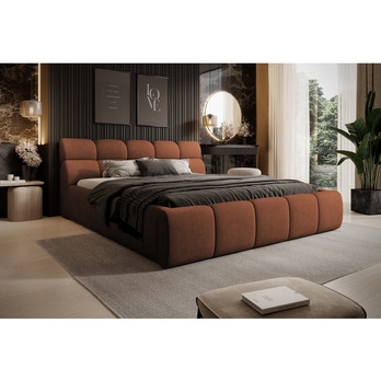 Posteľ s roštom GULIA 1 terakota, 140x200 cm 1