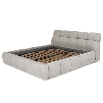 Posteľ s roštom GULIA 2 sivá, 180x200 cm 2