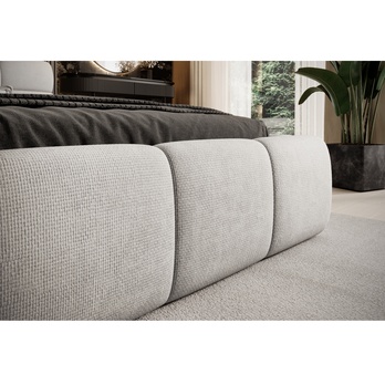 Posteľ s roštom GULIA 2 sivá, 180x200 cm 5