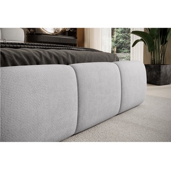 Posteľ s roštom GULIA 2 strieborná, 180x200 cm 5