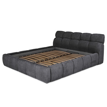 Posteľ s roštom GULIA 2 grafitová, 180x200 cm 2