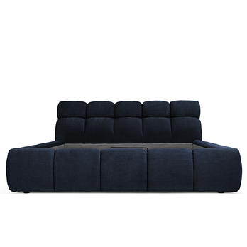 Posteľ s roštom GULIA 2 tmavomodrá, 140x200 cm 3