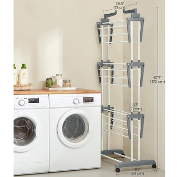 Sušiak na bielizeň GULLIVER biela 1