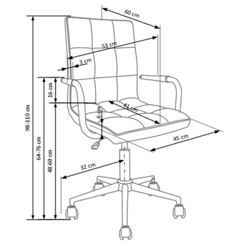 Detská stolička GUNZU 2 biela 2