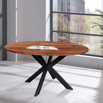 Jedálenský stôl GURU FOREST akácia, pr. 140 cm 1