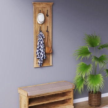 Nástenný vešiak GURUNU 50 mango 1