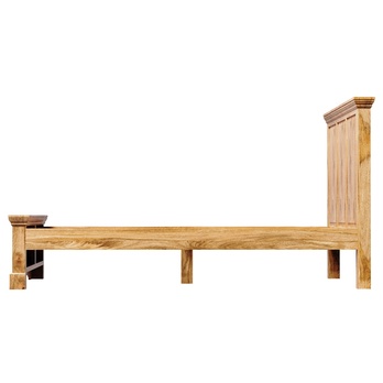 Posteľ s roštom GURUNU mango, 160x200 cm 3