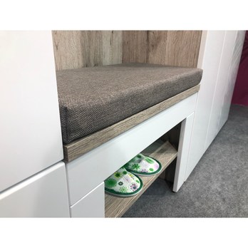 Predsieňová zostava GUSTAVO 2 dub wellington/biela 6