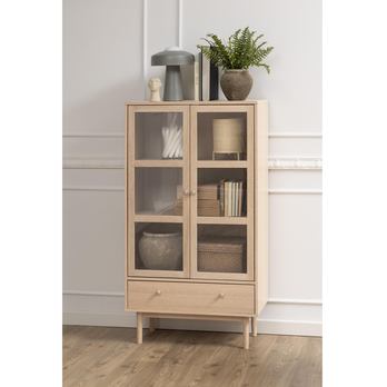 Vitrína H000021093 bielený dub 2