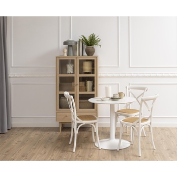 Vitrína H000021093 bielený dub 1